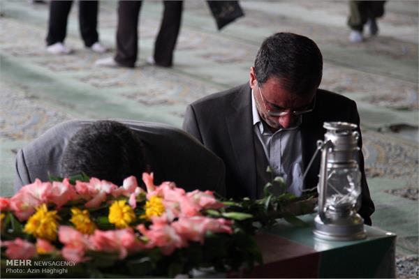 مراسم وداع با شهدای غواص و خط شکن در دانشگاه تهران 21