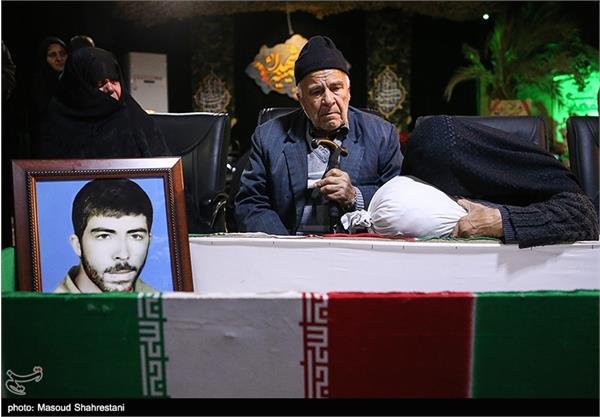 وداع با پیکر شهید تازه تفحص شده خلیل تاروردی 5