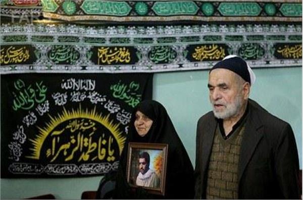 احراز هویت شهید محمد منتظری در معراج الشهدا با حضور خانواده شهید