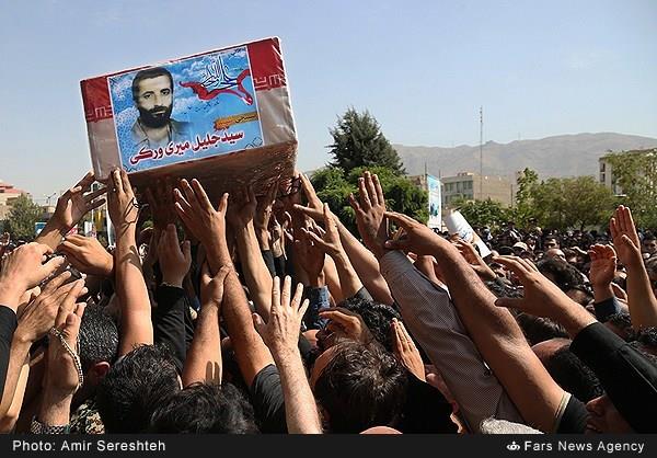 تشییع پیکر مطهر شهید غواص سیدجلیل میری‌ورکی 20