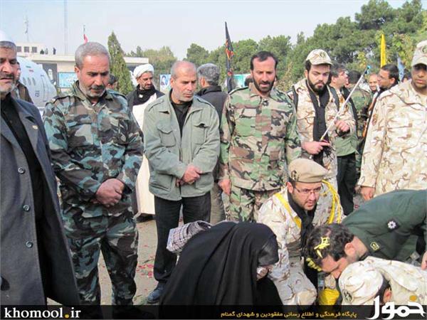 تشییع و خاکسپاری شهید گمنام در سپاه حفاظت فرودگاه مهرآباد