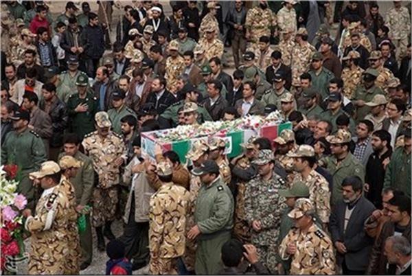 تشییع پیکر شهدا در استان کرمانشاه