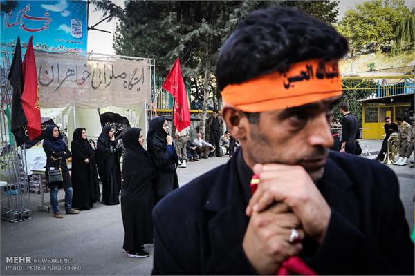 مراسم تشییع دو شهید گمنام در دانشگاه مالک اشتر 22