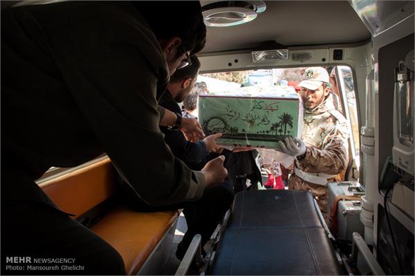 تشییع شهید گمنام در دانشگاه فنی دختران شاهرود‎ 15