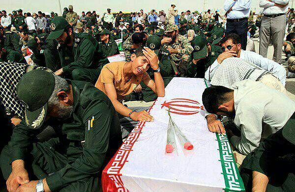 ورود پیکر مطهر ۵۵ شهید دفاع مقدس - شلمچه 14