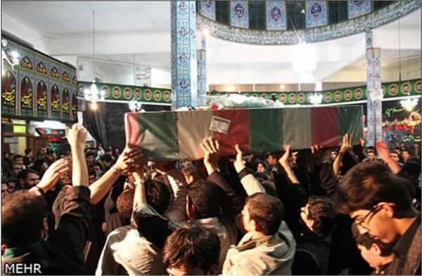 مراسم استقبال از شهدای گمنام در استان اردبیل