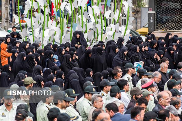 تشییع پیکر دو شهید تازه تفحص شده نیروی انتظامی 10