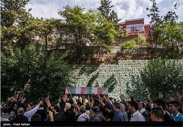 مراسم تشییع و خاکسپاری شهید گمنام در فدراسیون تکواندو 14