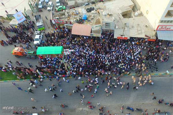 تشییع پیکر شهدای گمنام در قشم 4