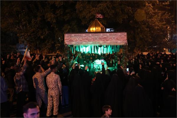 وداع با پیکر مطهر شهیده راه قدس معصومه کرباسی-1آبان1403 6