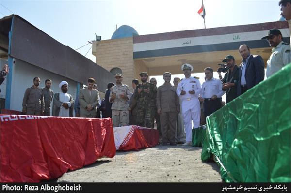 ورود 76 شهید نازه تفحص شده به کشور از طریق مرز شلمچه 21