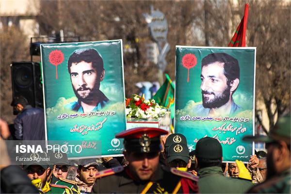 تشییع ۷ شهید گمنام - تبریز 4