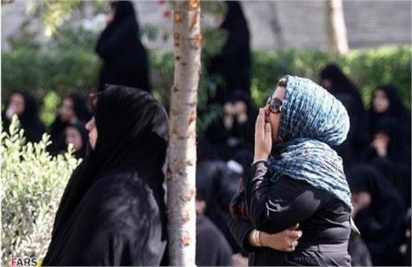 تشییع و خاکسپاری دوشهید گمنام در سازمان جغرافیایی