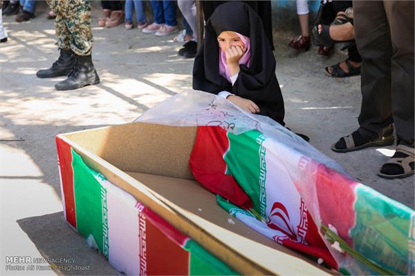 مراسم تشییع پیکر دو شهید گمنام در هادیشهر 24