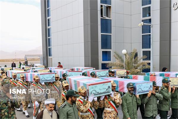 تشییع پیکر مطهر 20 شهید دوران دفاع مقدس ـ کرمان 3