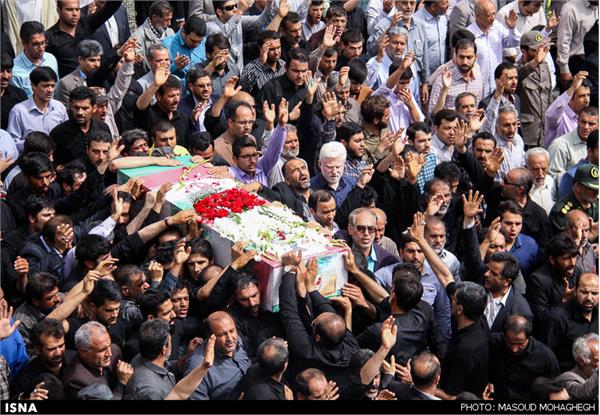 تشییع پیکر شهید محمد پازوکی طرودی - سمنان 7