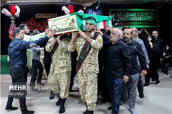 وداع با پیکر مطهر شهید تازه شناسایی شده سید محسن غریبیان - 29 مرداد 1403 20