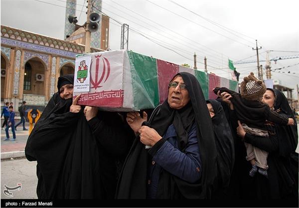 تشییع دو شهید گمنام در کرمانشاه 12