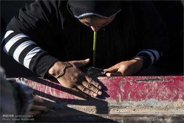 تشییع پیکر شهدای گمنام هشت سال دفاع مقدس در لامرد 6