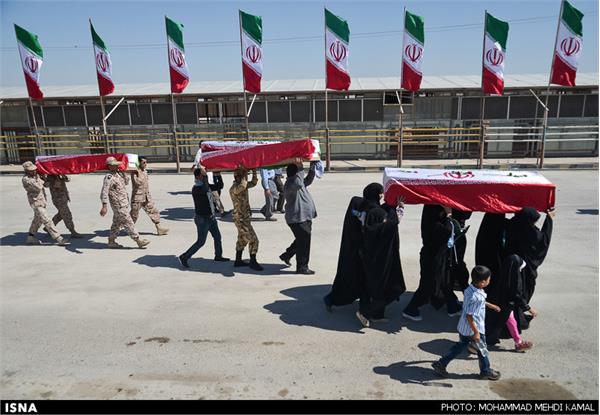 ورود 270 شهید دوران دفاع مقدس از طریق مرز شلمچه 7