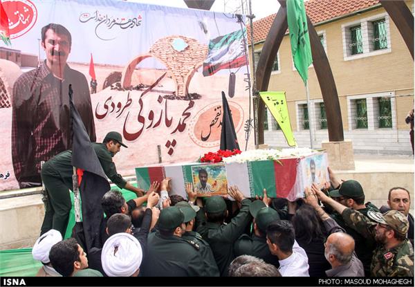 تشییع پیکر شهید محمد پازوکی طرودی - سمنان 19