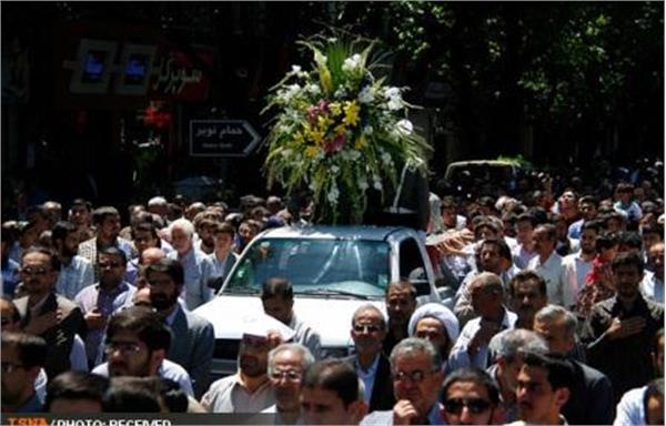 تشییع پیکر شهدای گمنام در تبریز