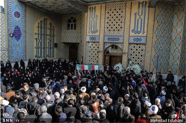 تشییع و تدفین شهید گمنام در کوی دانشگاه تهران 13