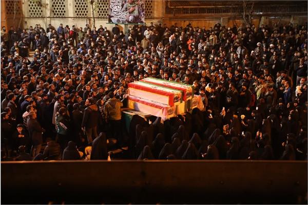 وداع با پیکر مطهر شهید حاج صادق امیدزاده و یارانش - 1 بهمن 1402