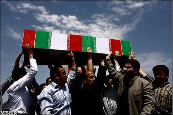 تشییع وخاکسپاری پیکر پاک سه شهید گمنام در شهرستان آذرشهر