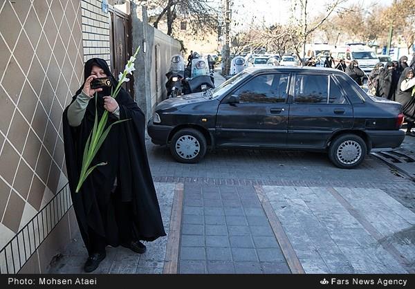 تشییع پیکر دو شهید گمنام در دانشکده فنی انقلاب اسلامی 18
