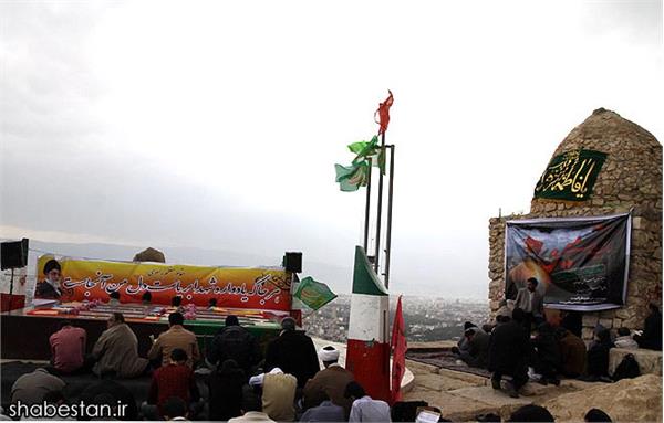 گزارش تصویری/مراسم دعای عرفه-تپه نورالشهدا شیراز