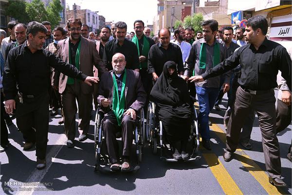 حضور خانواده شهید تازه شناسایی شهید سید ابوالفضل شیخ زاده در استان قم 16