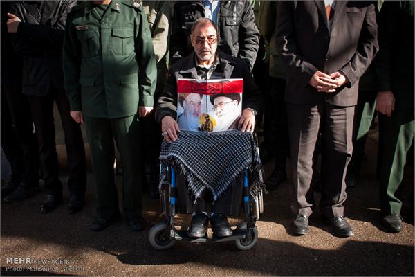 تشییع شهید گمنام در دانشگاه فنی دختران شاهرود‎ 4