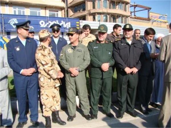 تشییع پیکر مطهر سرلشکر خلبان شهید خالد حیدری در مهاباد