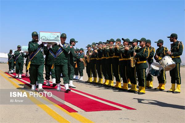 استقبال و تشییع چهار شهید گمنام در اردبیل 1