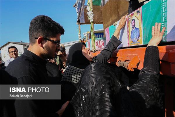 استقبال از پیکر شهدای دفاع مقدس در آمل 3