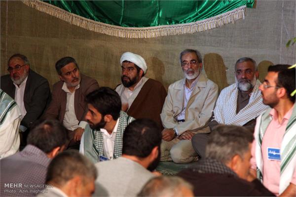 مراسم وداع با شهدای غواص و خط شکن در دانشگاه تهران 25