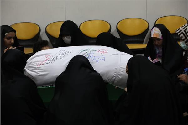 وداع با شهید فاطمیون امید اکبری 28 مهر 1401