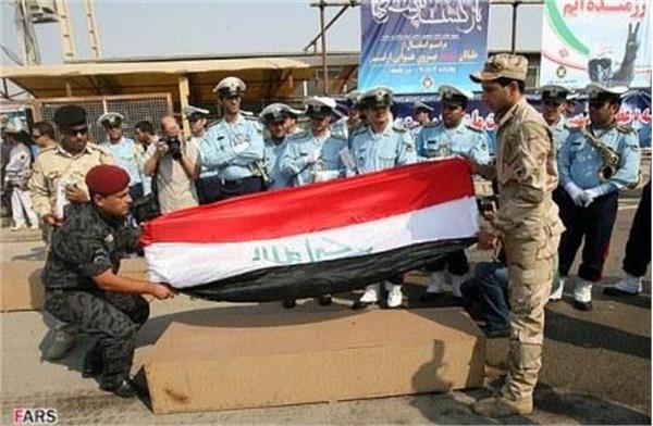 مراسم تبادل پیکرهای جنگ تحمیلی در شلمچه