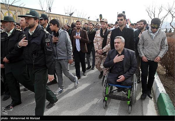 تشییع دو شهید گمنام در دانشگاه جامع امام حسین (ع) 11