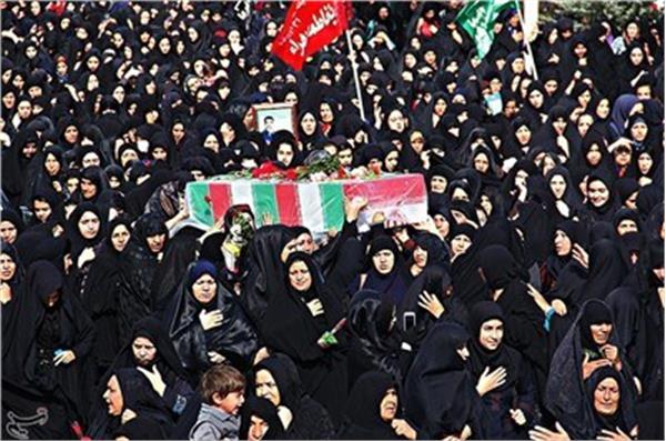 تشییع شهدای گمنام در استان ایلام