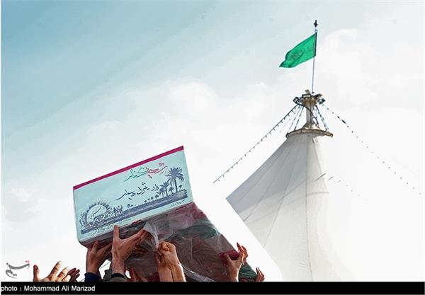 تشییع دو شهید گمنام در دانشگاه جامع امام حسین (ع) 2