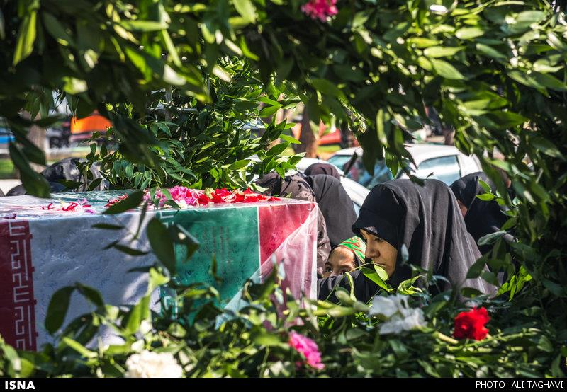 تشییع پیکر دو شهید گمنام - شهر ری