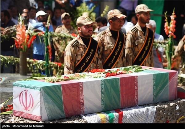 تشییع شهید گمنام در سازمان صنایع هوایی 12