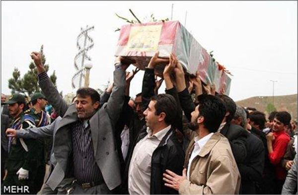 تشییع و خاکسپاری شهدای گمنام در استان اردبیل