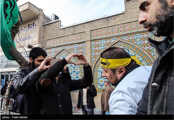تشییع پیکر مطهر شهید گمنام در تهران 11