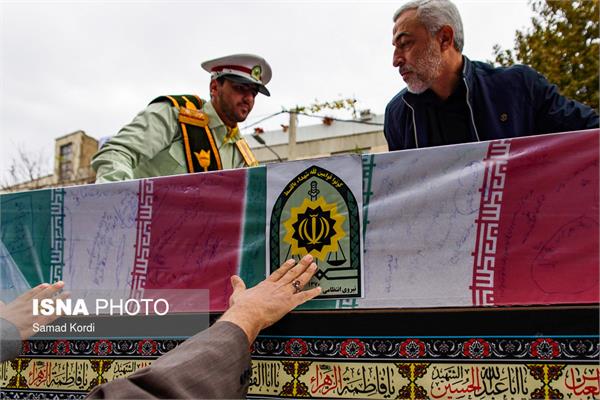 تشییع پیکر دو شهید تازه تفحص شده نیروی انتظامی 6