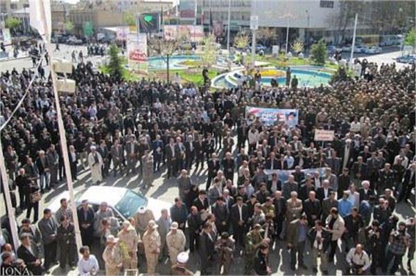 تشییع و خاکسپاری دو شهید گمنام در دانشگاه آزاد اسلامی ارومیه