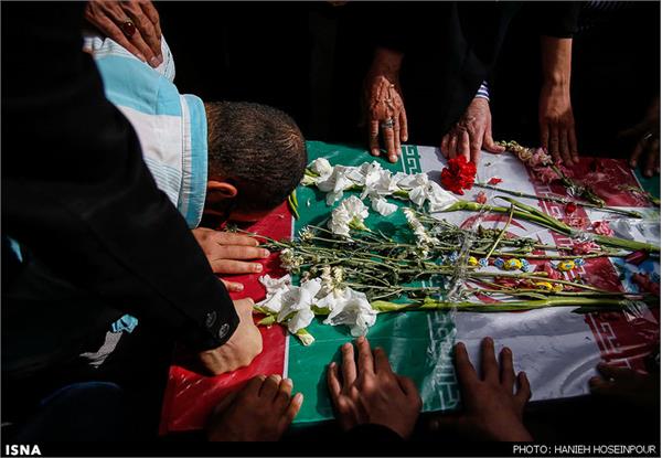 تشییع و خاکسپاری شهید محمدرضا طبایی - شیراز