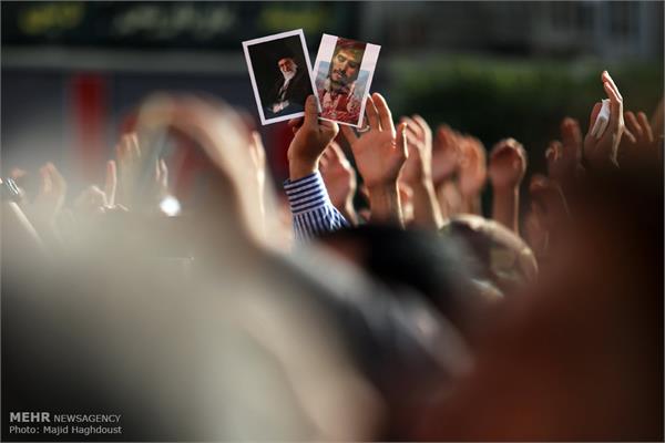 آئین تشییع 270 شهید دفاع مقدس در تهران 16